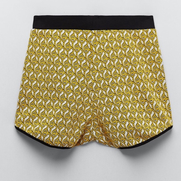 NWT ZARA PRINTED JACQUARD KNIT Short SET Size L - Picture 9 of 13